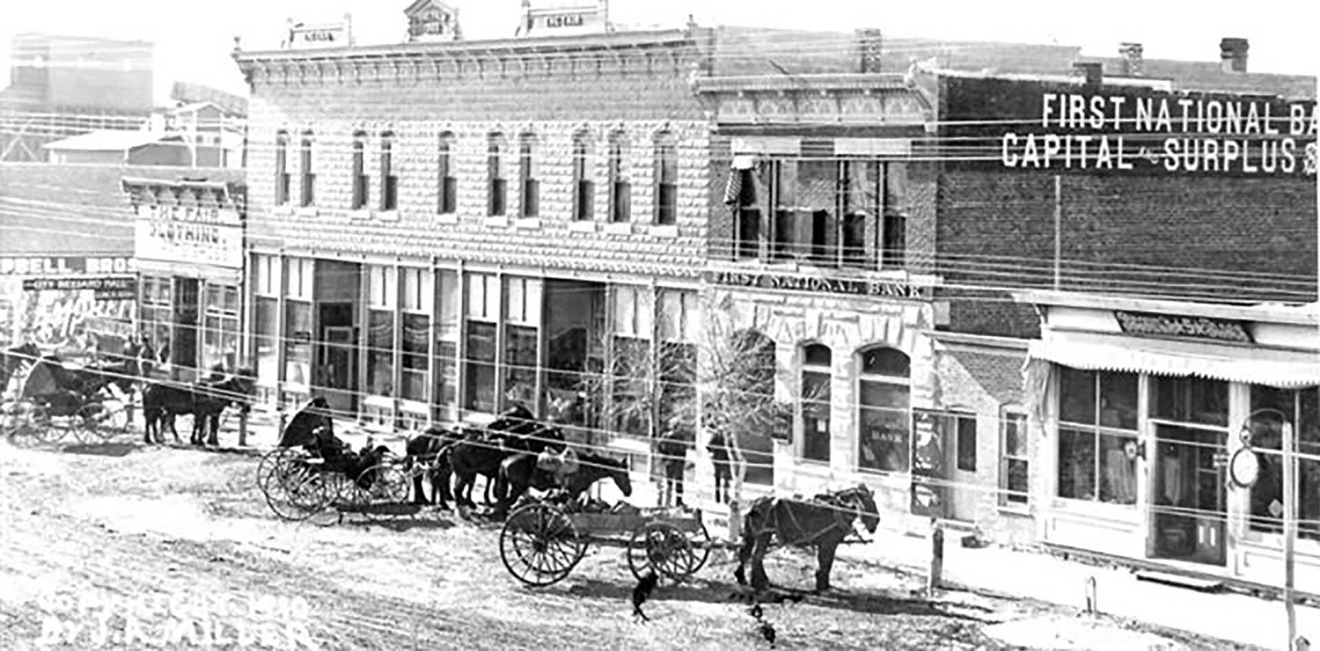 Image of the FNB of Gordon in 1889