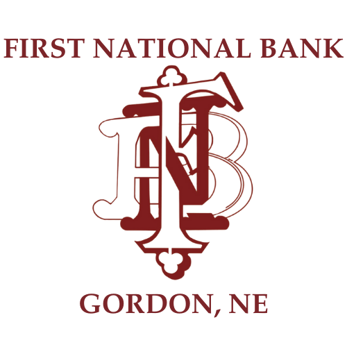 First National Bank of Gordon Logo - Mobile